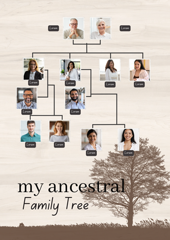 Simple Family Tree Flyer (A4)_Beispiel_337x476