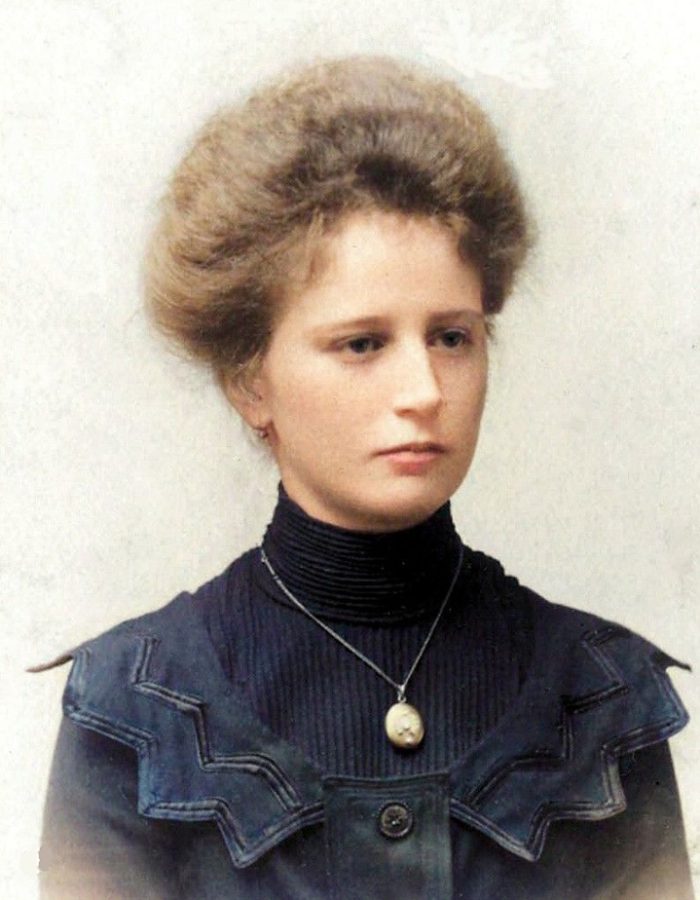 Евгения Платоновна Ержемская-Colorized